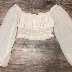 Off The Shoulder Crop Top
